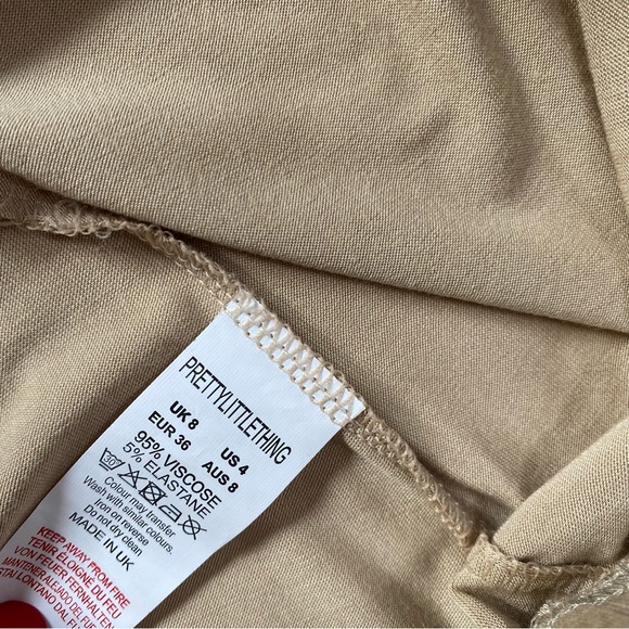 PrettyLittleThing Split Hem Leggings Size 4 NWT - Picture 8 of 8